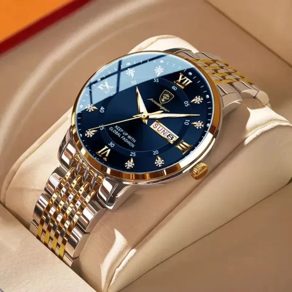 Poedagar 836 Japan Quartz Waterproof Men Watch( Toton Blue)