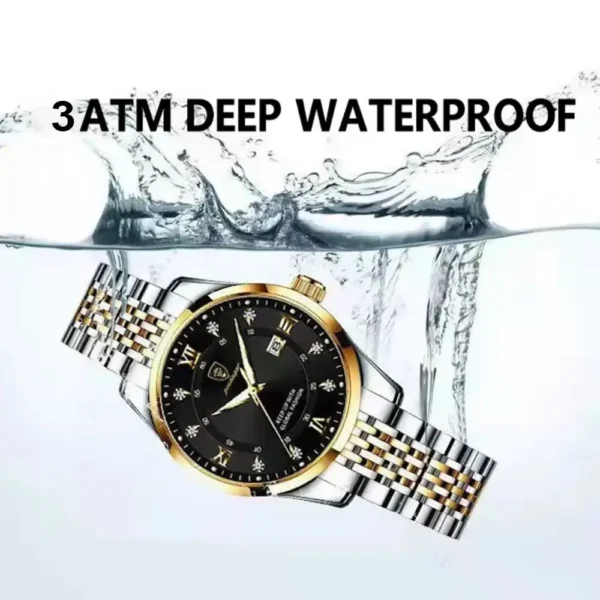 Poedagar 836 Japan Quartz Waterproof Men Watch( Toton black) - Image 6
