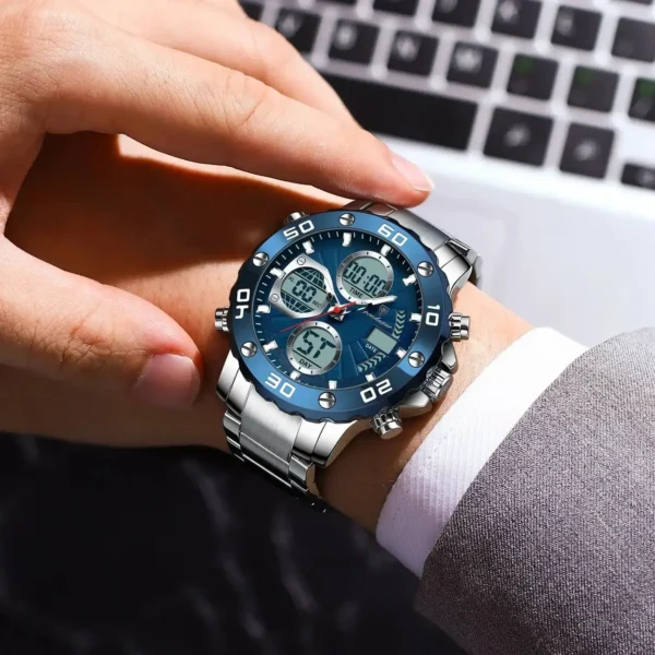 POEDAGAR E102 New Men Fashion Digital Quartz Watch - Image 2