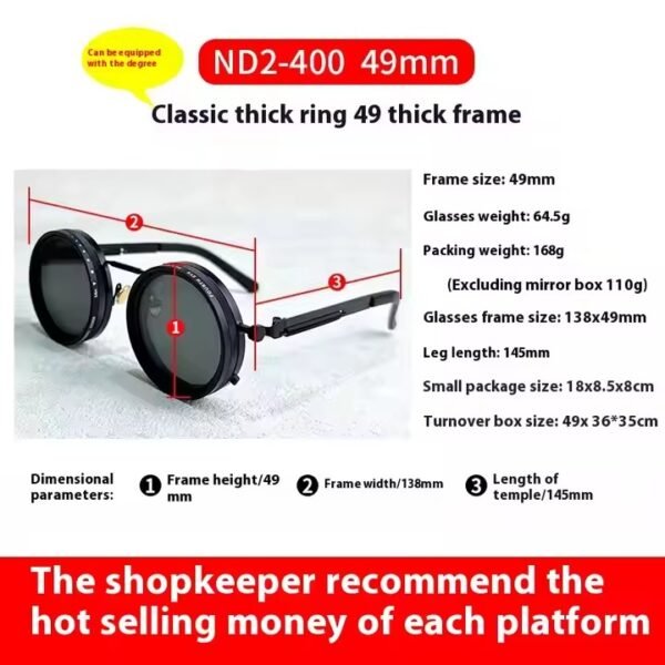 New Arrive 1-9 Adjustable Moonglass Sunglasses - Image 4