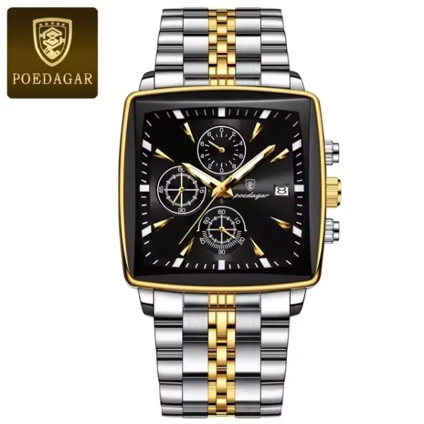 POEDAGAR 866 Luxury Watch(T-Black)