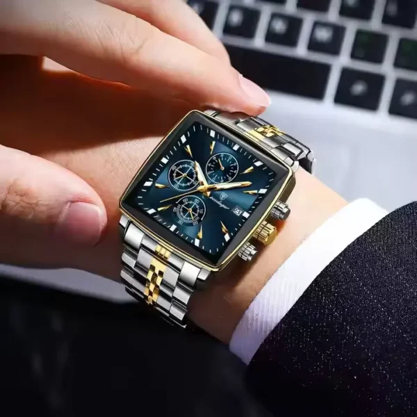 POEDAGAR 866 Luxury Watch(T-blue) - Image 2