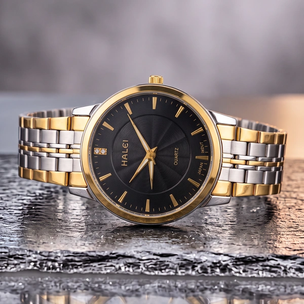 Helei 552M Japan Quartz Watch (Two-tone-B) - Image 3