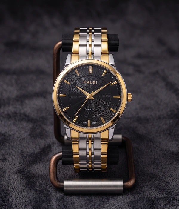 Helei 552M Japan Quartz Watch (Two-tone-B)